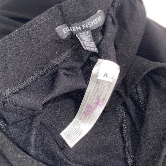 Eileen Fisher washable stretch crepe slim ankle pant - Picture 2 of 2